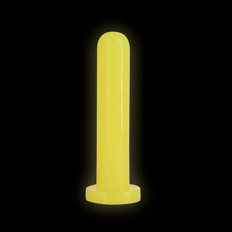 Firefly - Thrill - Yellow - Large - Glow in Dark Yellow 19.3 cm Large Dildo - Hush Store Sydney 