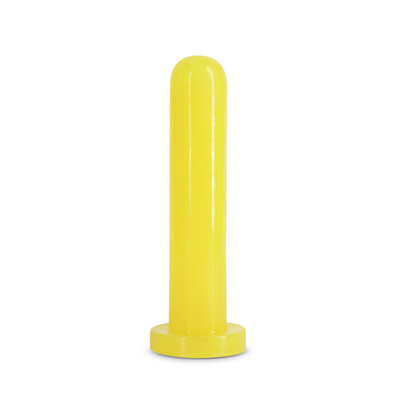 Firefly - Thrill - Yellow - Large - Glow in Dark Yellow 19.3 cm Large Dildo - Hush Store Sydney 