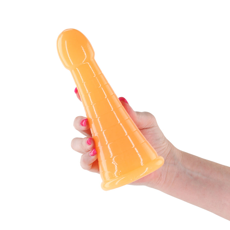 Firefly - Phoenix - Orange - Glow in Dark Orange 19.2 cm Dildo - Hush Store Sydney 