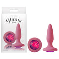 Glams Mini - Pink 8.4 cm (3.3'') Butt Plug with Sparkling Gem - Hush Store Sydney 