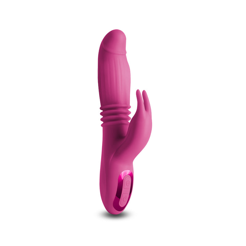 INYA Passion - Pink - Pink 22.2 cm USB Rechargeable Thrusting Rabbit Vibrator