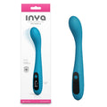 INYA Technica - Teal - Teal 19.2 cm USB Rechargeable Warming Vibrator - Hush Store Sydney 