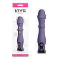 INYA Integra - Gray - Grey 18.2 cm USB Rechargeable Vibrator with Sliding Ring Shaft - Hush Store Sydney 