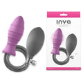 INYA InflataPlay - Pink - Pink 10.5 cm Inflatable Butt Plug - Hush Store Sydney 
