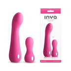 INYA Couplet - Pink - Pink USB Rechargeable Vibrators - Set of 2 Sizes - Hush Store Sydney 