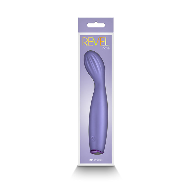 Revel Pixie - Purple - Purple 17.3 cm USB Rechargeable Vibrator - Hush Store Sydney 