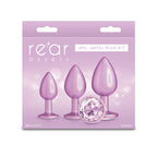 Rear Assets Trainer Kit - Iridescent Pink - Iridescent Pink Metallic Butt Plugs - Set of 3 Sizes - Hush Store Sydney 