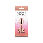 Rear Assets Clover - Rose Gold - Rose Gold 9.2 cm Metallic Butt Plug - Hush Store Sydney 