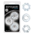 Renegade Chubbies - Clear Cock Rings - Set of 3 - Hush Store Sydney 