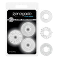 Renegade - Dyno Rings - Clear Cock Rings - Set of 3 - Hush Store Sydney 