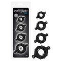 Renegade Vitality Rings - Black Cock Rings - Set of 4 Sizes - Hush Store Sydney 