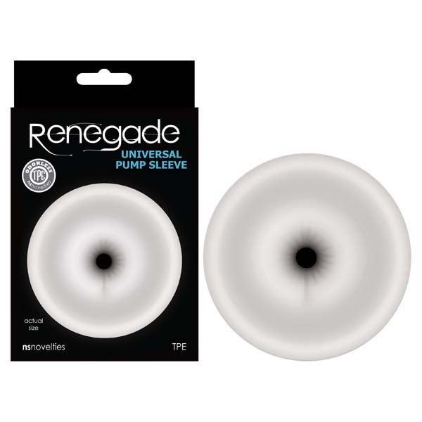 Renegade Universal Pump Sleeve - Clear Ass-Shaped Penis Pump Sleeve - Hush Store Sydney 