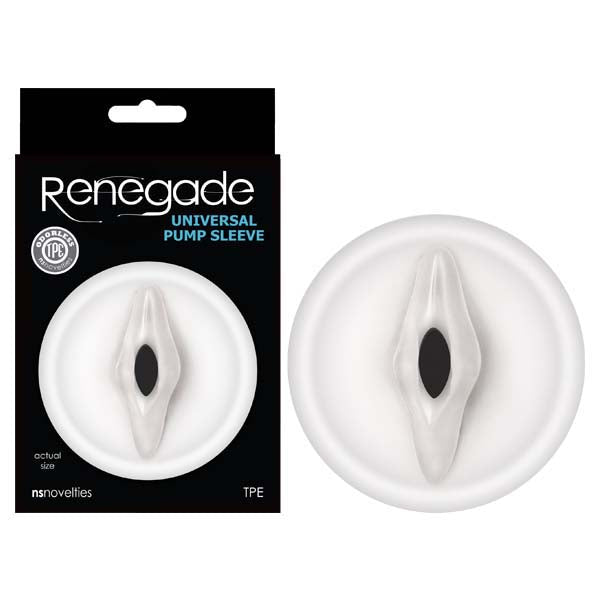 Renegade Universal Pump Sleeve - Clear Vagina-Shaped Penis Pump Sleeve - Hush Store Sydney 