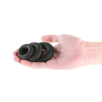 Renegade 3pc Fireman Rings - Black - Black Cock Rings - Set of 3 Sizes - Hush Store Sydney 