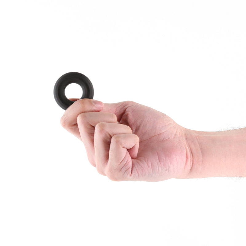 Renegade Fireman Ring - Small - Black - Black Small Cock Ring - Hush Store Sydney 