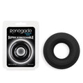 Renegade Fireman Ring - Large - Black - Black Large Cock Ring - Hush Store Sydney 