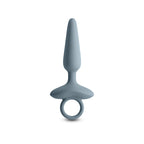 Renegade Maverick - Grey - Grey 15 cm USB Rechargeable Vibrating Butt Plug - Hush Store Sydney 