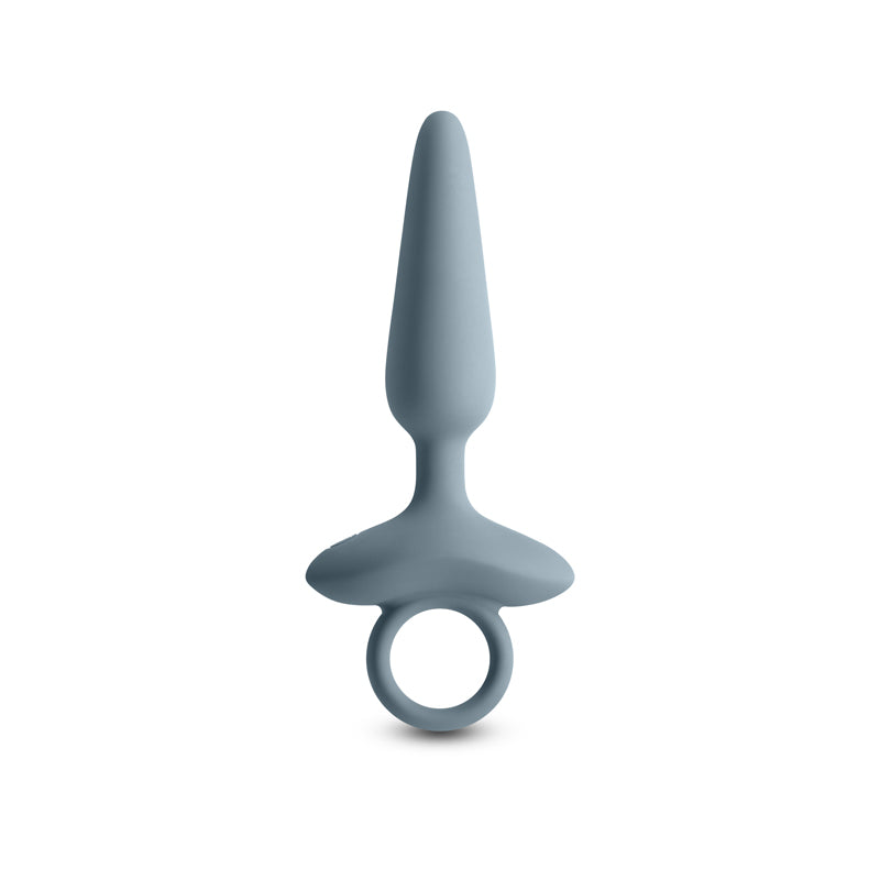 Renegade Maverick - Grey - Grey 15 cm USB Rechargeable Vibrating Butt Plug - Hush Store Sydney 