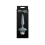 Renegade Maverick - Grey - Grey 15 cm USB Rechargeable Vibrating Butt Plug - Hush Store Sydney 