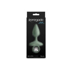 Renegade Orion - Sage - Green 13 cm USB Rechargeable Vibrating Butt Plug - Hush Store Sydney 