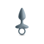 Renegade Orion - Grey - Grey 13 cm USB Rechargeable Vibrating Butt Plug - Hush Store Sydney 