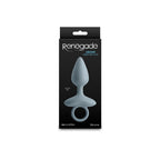 Renegade Orion - Grey - Grey 13 cm USB Rechargeable Vibrating Butt Plug - Hush Store Sydney 