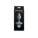 Renegade Orion - Grey - Grey 13 cm USB Rechargeable Vibrating Butt Plug - Hush Store Sydney 