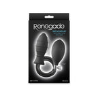 Renegade InflataPlay - Black - Black 10.5 cm Inflatable Butt Plug - Hush Store Sydney 