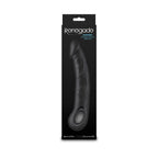 Renegade Rimmer - Black - Black 22 cm USB Rechargeable Vibrator - Hush Store Sydney 