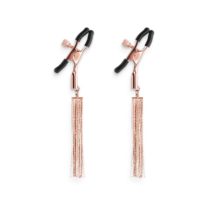 Bound Nipple Clamps - D2 - Rose Gold - Rose Gold Nipple Clamps - Set of 2 - Hush Store Sydney 