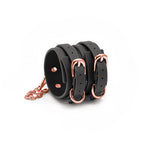 Bondage Couture Ankle Cuffs - Black - Black Restraints - Hush Store Sydney 