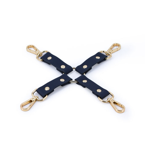 Bondage Couture Hog Tie - Blue - Blue Hog Tie Restraint (No Cuffs Included) - Hush Store Sydney 