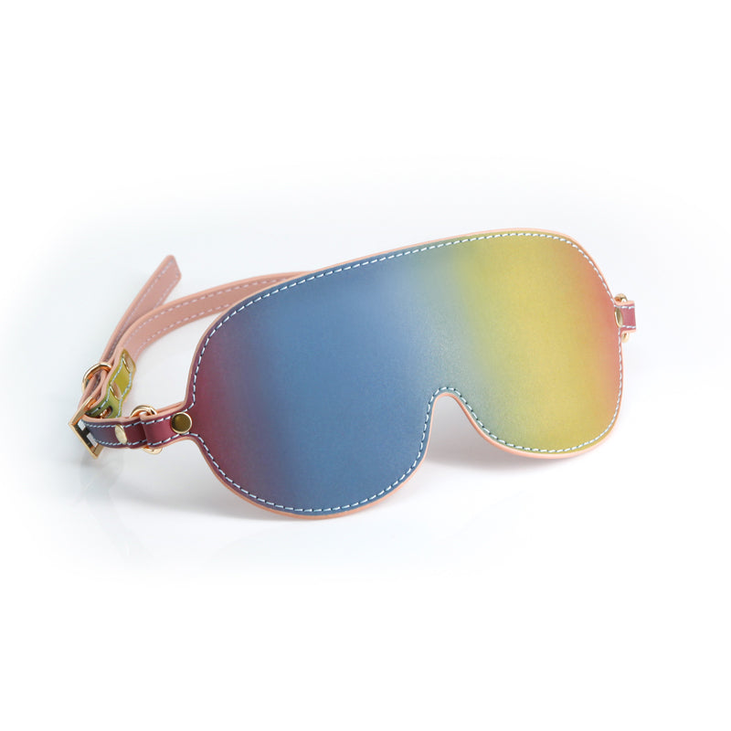 Spectra Bondage Blindfold - Rainbow - Rainbow Eye Restraint - Hush Store Sydney 