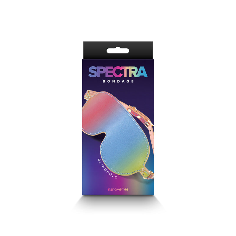 Spectra Bondage Blindfold - Rainbow - Rainbow Eye Restraint - Hush Store Sydney 