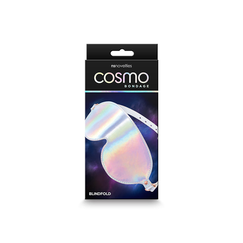 Cosmo Bondage Blindfold - Rainbow - Metallic Rainbow Eye Restraint - Hush Store Sydney 