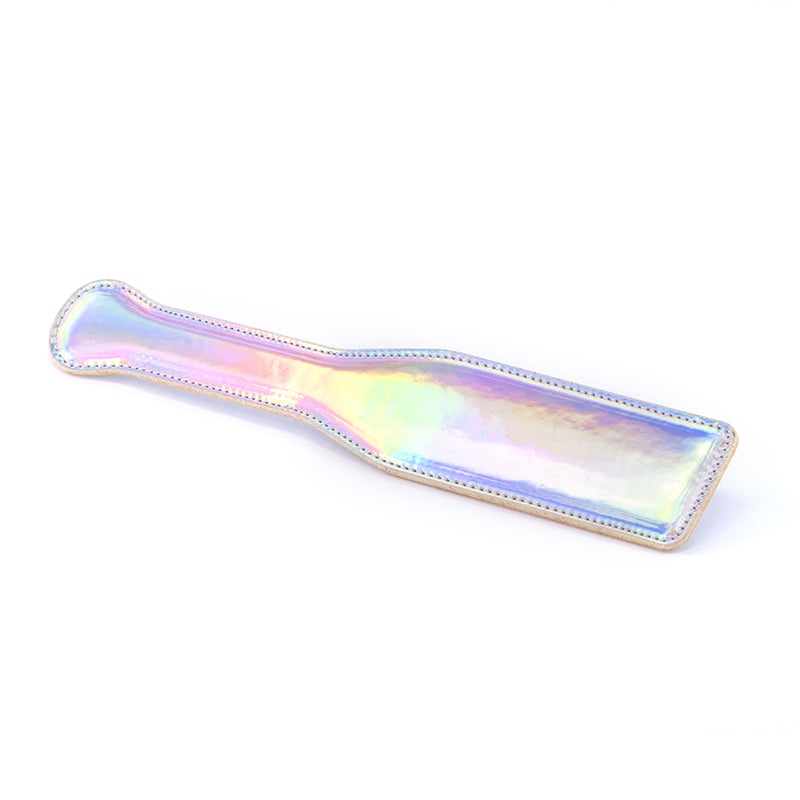 Cosmo Bondage Paddle - Rainbow - Metallic Rainbow Paddle - Hush Store Sydney 