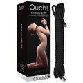Ouch Kinbaku Rope - Black - 10 metre Length - Hush Store Sydney 
