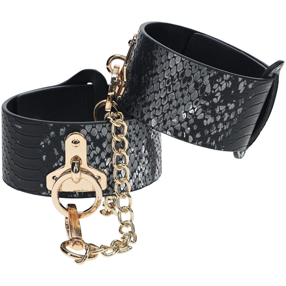 OUCH! Florence Collection - Leg Cuffs - Black Restraints - Hush Store Sydney 