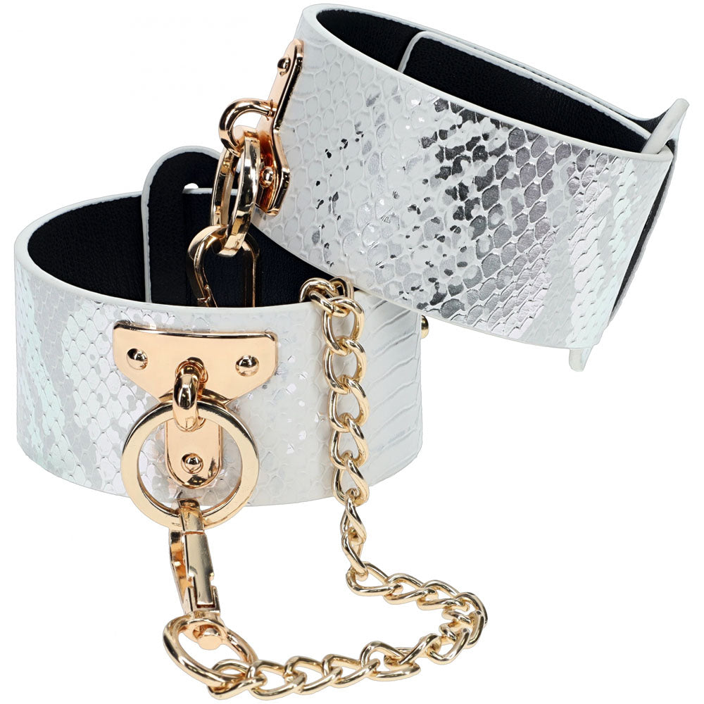 OUCH! Florence Collection - Leg Cuffs - White Restraints - Hush Store Sydney 