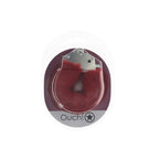 OUCH! Heavy-Duty Fluffy Cuffs - Burgundy - Burgundy Fluffy Restraints - Hush Store Sydney 