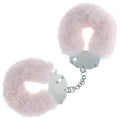 OUCH! Heavy-Duty Fluffy Cuffs - Powder Pink - Powder Pink Fluffy Restraints - Hush Store Sydney 