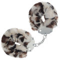 OUCH! Heavy-Duty Fluffy Cuffs - Snow Leopard - Snow Leopard Fluffy Restraints - Hush Store Sydney 