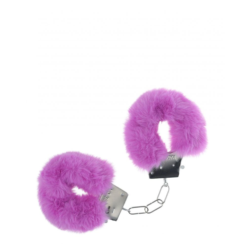 OUCH! Classic Fluffy Cuffs - Purple - Purple Fluffy Restraints - Hush Store Sydney 
