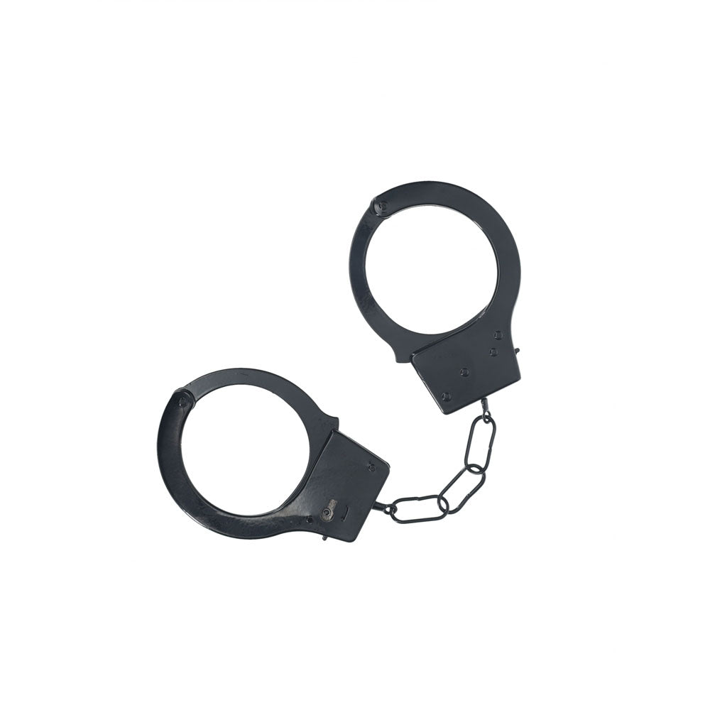 OUCH! Classic Metal Cuffs - Black - Black Restraints - Hush Store Sydney 