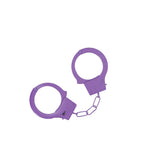OUCH! Classic Metal Cuffs - Purple - Purple Restraints - Hush Store Sydney 