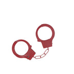 OUCH! Classic Metal Cuffs - Red - Red Restraints - Hush Store Sydney 