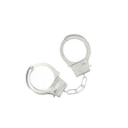 OUCH! Classic Metal Cuffs - Silver - Metal Restraints - Hush Store Sydney 