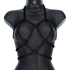OUCH! Bondage Rope - 10 M - Black - Black Nylon Bondage Rope - 10 metre Length - Hush Store Sydney 