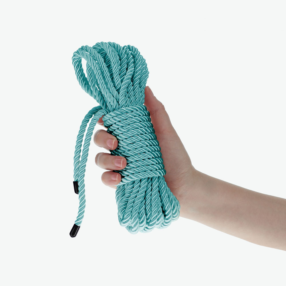 OUCH! Bondage Rope - 10 M - Blue - Blue Nylon Bondage Rope - 10 metre Length - Hush Store Sydney 