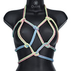 OUCH! Bondage Rope - 10 M - Multicolour 1 - Multicoloured Nylon Bondage Rope - 10 metre Length - Hush Store Sydney 